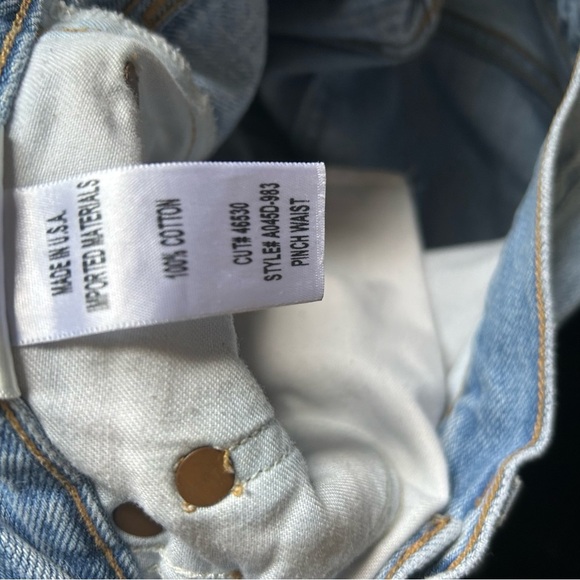 AGOLDE Pinch Waist Jeans with Ripped Knees - Picture 6 of 6